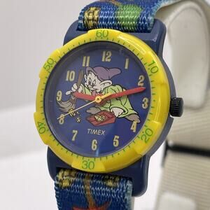 Vintage Timex Womens Snowwhite Disney Watch Works New Battery